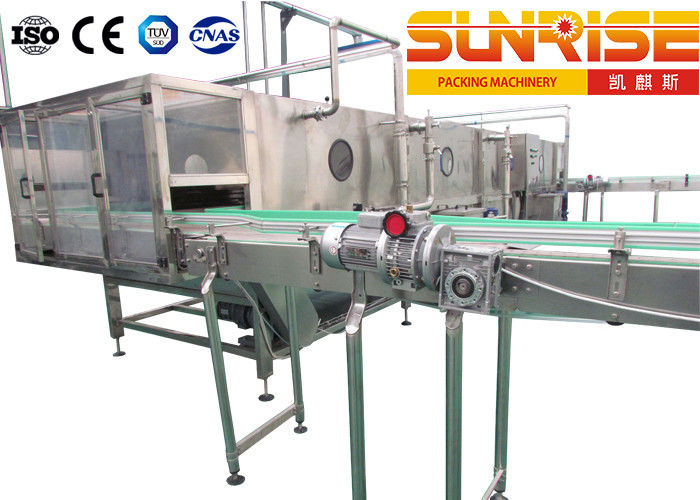 Tipo continuamente de pulverização SUS304 de aço inoxidável esterilização e túnel refrigerando