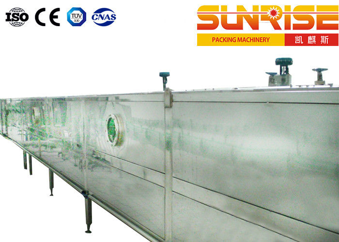 Sistema de empacotamento secundário automático, equipamento da pasteurização do túnel da garrafa
